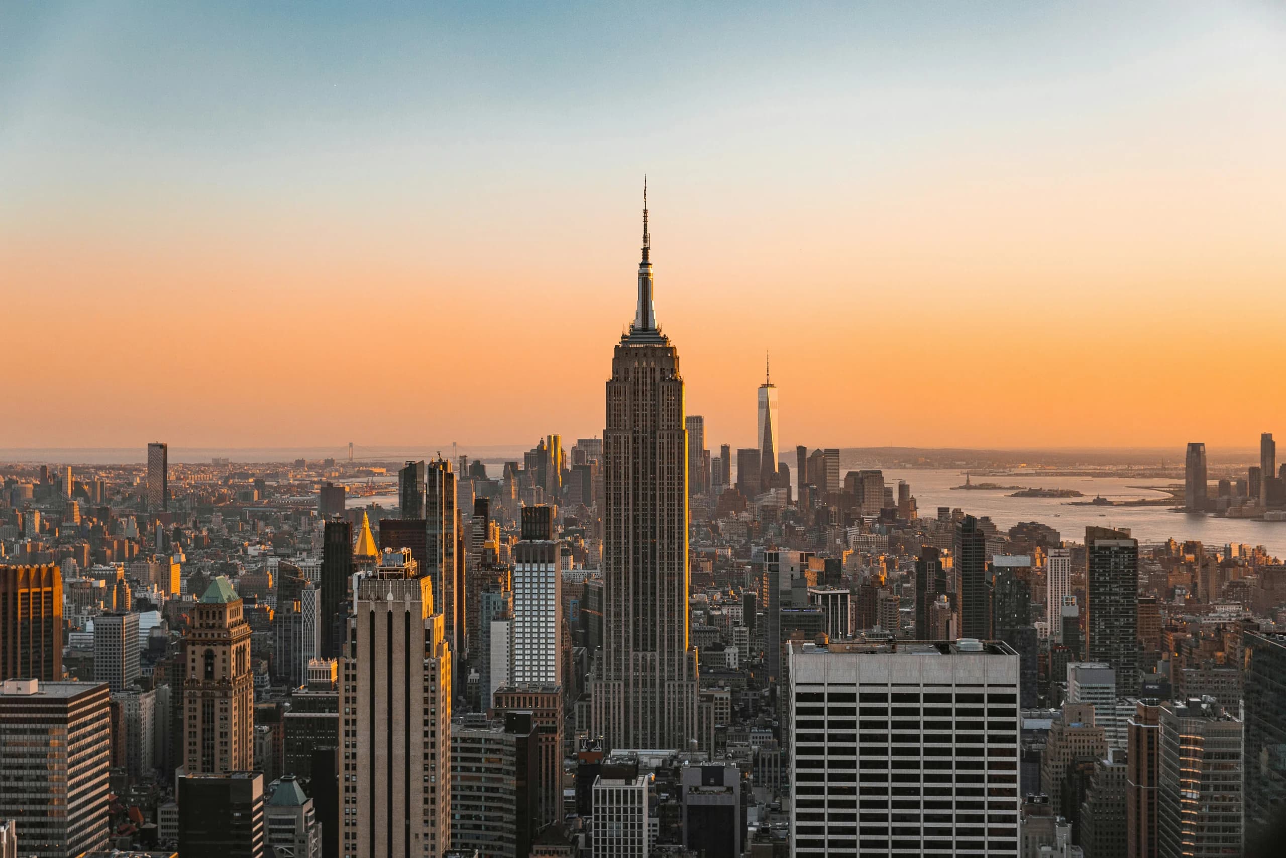 New York City skyline with the Empire State Building